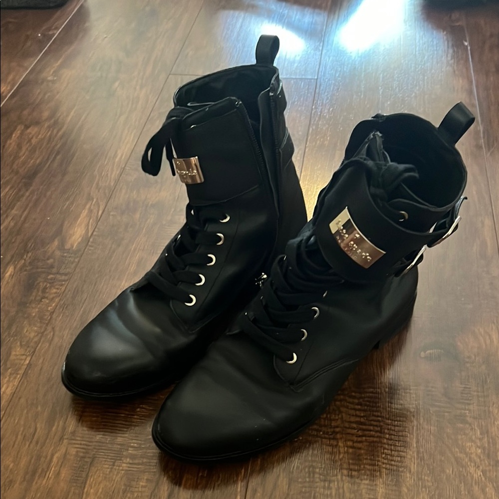 Kate Spate Black High-Top Men's Shoes size 8